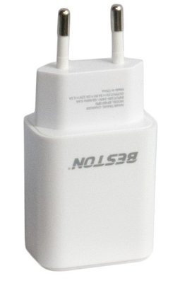Мережевий зарядний пристрій Beston, White, 1xUSB-C, 12V/1.5A (AAC1847) 205412 фото