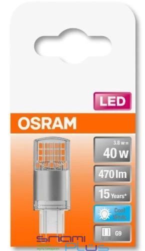 Лампа світлодіодна G9, 3.8 Вт, 4000K, PIN40, Osram, 470 Лм, 220V (4058075432420) 273462 фото