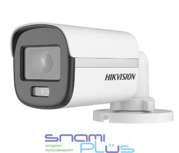 Камера наружная HDTVI Hikvision DS-2CE10DF0T-PF (2.8 мм), 2 Мп, CMOS, 1080p/25 fps, 0.001 Lux, LED подсветка до 20 м, IP67, 161х70х70 мм 238426 фото