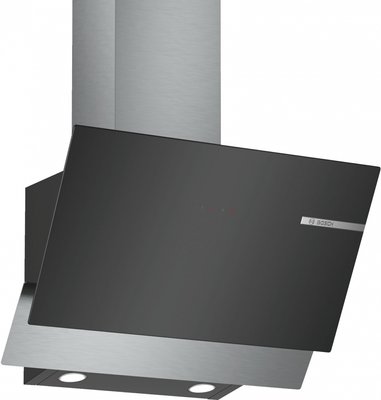 Витяжка кухонна Bosch DWK66AJ60T, Black, настінна, навісна, 530 м3/год, 3 швидкості, ширина 60 см, глибина 38.6 см 220816 фото