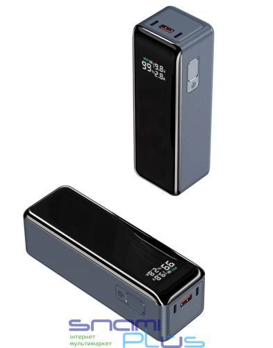 Універсальна мобільна батарея 30000 mAh, Atria WPD-160SB, Dark Blue, 160 Вт 297888 фото