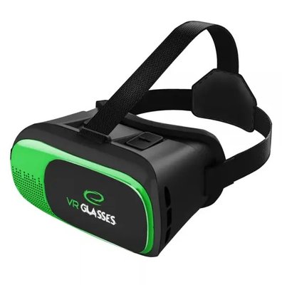 Окуляри Esperanza 3D VR 'Doom', Black/Green, 3.5' - 6', лінза 40 мм, макс. висота телефону 16 см (EGV300) 266785 фото