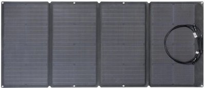 Сонячна панель EcoFlow 160W Solar Panel, 160W, MC4, 9.6A/21.4V, IP68, монокристалічний кремній, мобільна 252727 фото