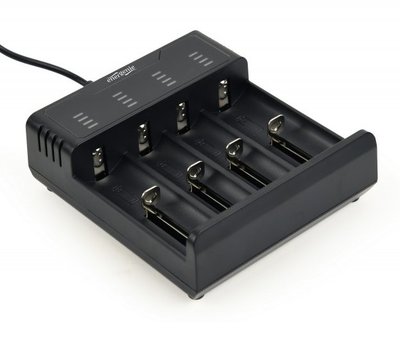 Зарядний пристрій EnerGenie BC-USB-02, Black, 4 x AA/AAA Ni-MH, Ni-CD та Li-Ion незалежні канали 257922 фото