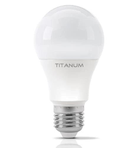 Лампа світлодіодна E27, 8 Вт, 4100K, A60, Titanum, 620 Лм, 220V (TLA6008274) 272303 фото
