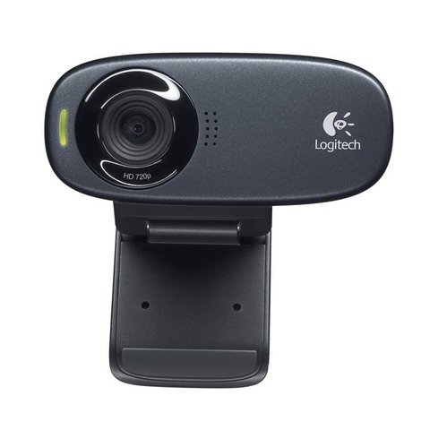 Веб-камера Logitech C310 HD, Black, 1280x720/30 fps, мікрофон з функцією приглушення шуму, постійний фокус, автоматична корекція освітленості, універсальне кріплення, USB, 1.5 м (960-001065) 141105 фото