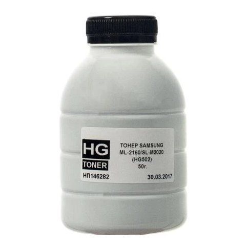 Тонер Samsung ML-2160/2165, SCX-3400/3405, SL-M2020/M2070, Black, 50 г, HG (TSM-HG502-050) 145566 фото