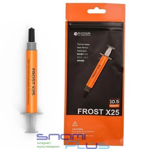 Термопаста ID-Cooling FROST X25, 2 г, шприц 265524 фото