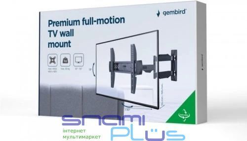 Настенное крепление LCD/Plasma TV 32-55" Gembird WM-55ST-02 черное, нагрузка: до 30 кг 274735 фото