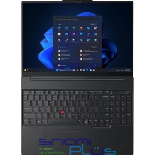 Ноутбук 16" Lenovo ThinkPad E16 Gen 3 (21SUS01P00) Black, AMD Ryzen 7 250, 16GB, 512GB, Win11P 321573 фото