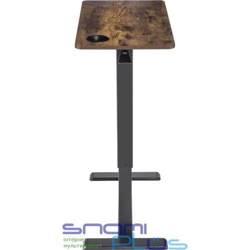 Компьютерный стол приставной OfficePro ODM366B, Dark Wood/Black 306691 фото