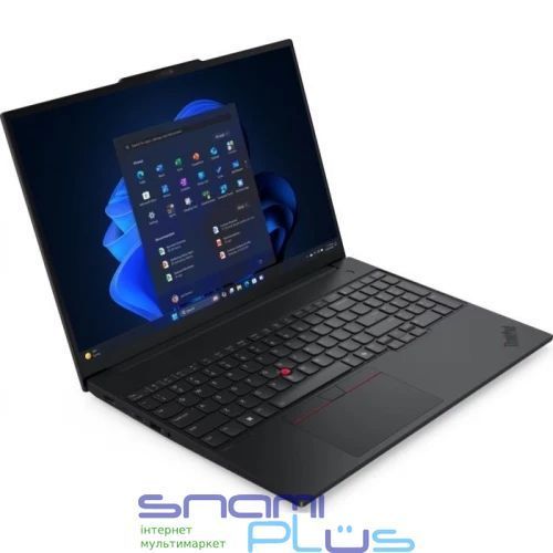 Ноутбук 16" Lenovo ThinkPad E16 Gen 3 (21SUS01P00) Black, AMD Ryzen 7 250, 16GB, 512GB, Win11P 321573 фото
