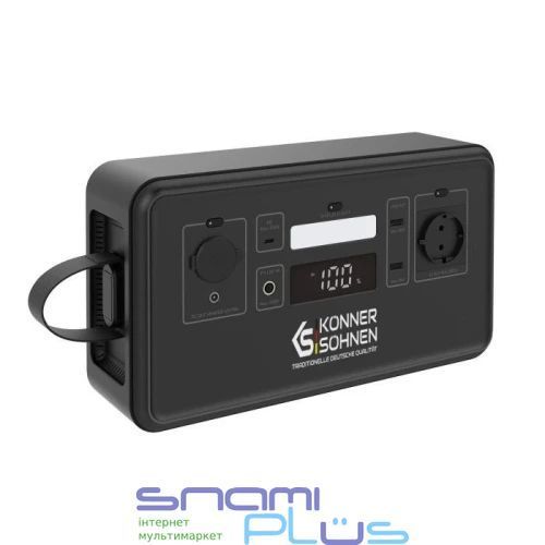 Зарядна станція Konner&Sohnen KS 500PS, Black, 500 Вт / 448 Вт/год 320311 фото