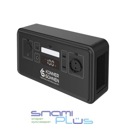 Зарядна станція Konner&Sohnen KS 500PS, Black, 500 Вт / 448 Вт/год 320311 фото