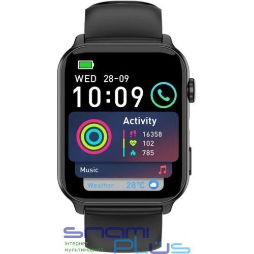 Смарт-годинник Blackview R30 Max, Black (6931548323174) 329592 фото