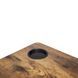 Компьютерный стол приставной OfficePro ODM366B, Dark Wood/Black 306691 фото 7