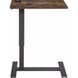 Компьютерный стол приставной OfficePro ODM366B, Dark Wood/Black 306691 фото 2
