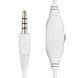 Наушники Gembird MHS-03, White/Red, 3.5 мм (4-pin), микрофон (MHS-03-WTRD) 216568 фото 3