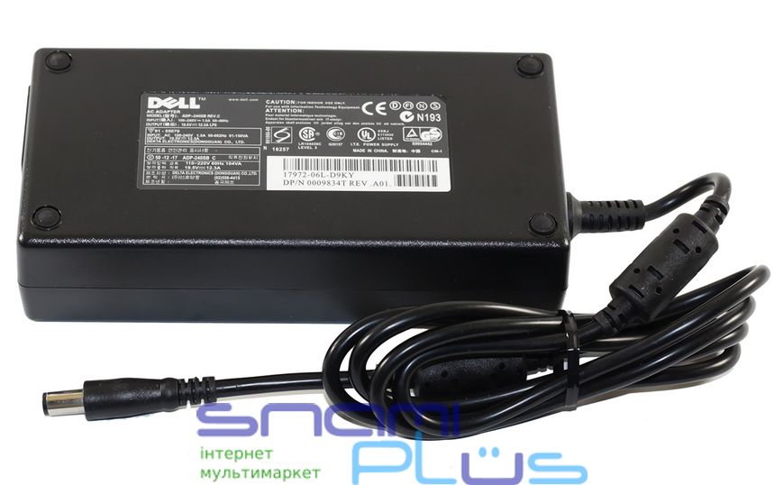 Блок питания для ноутбуков DELL 19.5V, 12.3A, 240W, 7.4x5.0 (AD104010) 225988 фото