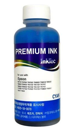 Чорнило InkTec Epson E0010, Cyan, 100 мл, водорозчинне (E0010-100MC) 26343 фото