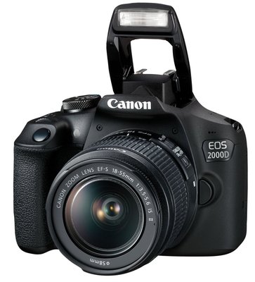 Дзеркальний фотоапарат Canon EOS 2000D + об'єктив 18-55 IS II 178993 фото