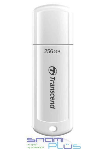 Флеш накопичувач USB 256Gb Transcend JetFlash 730, White, USB 3.1 Gen 1 (TS256GJF730) 273001 фото