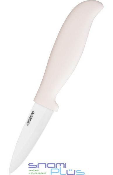 Нож кухонный Ardesto Fresh AR2118CW, White, длина лезвия 7.5см, для овощей и для чистки, материал лезвия керамика, материал рукоятки пластик, нельзя мыть в посудомоечной машине 261394 фото