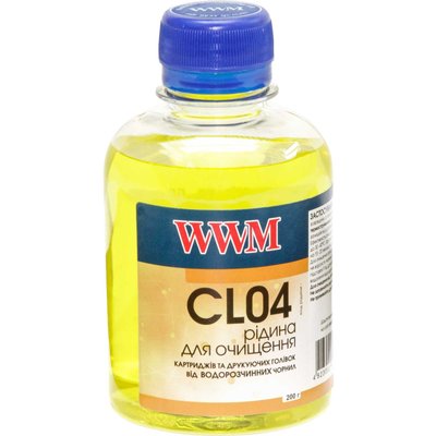 Рідина для очищення WWM водорозчинних чорнил, 200 мл (CL04) 33449 фото