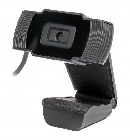 Веб-камера Maxxter WC-HD-FF-01 Black, 1.3 Mpx, 1280x720, Fixed-Focus, USB 2.0, вбудований мікрофон, (WC-HD-FF-01) 218403 фото