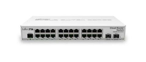 Коммутатор MikroTik CRS326-24G-2S+IN, White 228019 фото