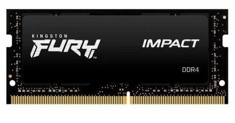 Пам'ять SO-DIMM, DDR4, 8Gb, 3200 MHz, Kingston Fury Impact (KF432S20IB/8) 228592 фото