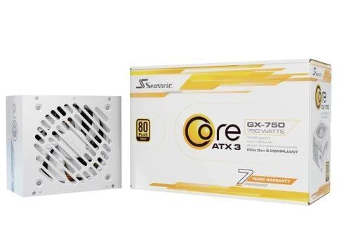 Блок живлення 750 Вт, Seasonic Core GX ATX 3.1, White (CORE GX-750-ATX31-WHITE) 314901 фото
