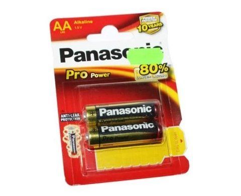 Батарейка AA (LR6), щелочная, Panasonic Pro Power, 2 шт, 1.5V, Blister (LR6XEG/2BP) 143890 фото