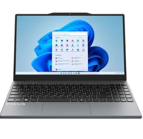 Ноутбук 14" Pixus Bit Lite, Grey, Intel Celeron N5095, 8Gb, 256Gb, Win11H (4897058532142) 315634 фото