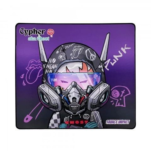 Килимок Bloody BP-45W "Cypher Ghost", 450 x 400 x 5 мм 314603 фото