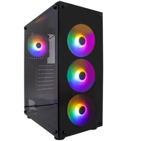 Корпус 1stPlayer V3-B-BK-4F1, Black 317539 фото