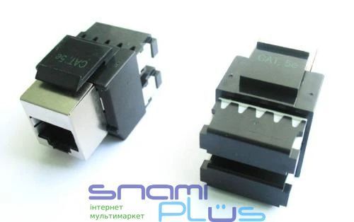 Розетка RJ45 (мережева), 2-портова FTP, біла, 5E категорія, Cablexpert (NCAC-HS-SMB2) 208645 фото
