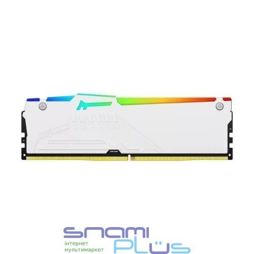 Память 16Gb x 2 (32Gb Kit) DDR5, 6000 MHz, Kingston Fury Beast RGB, White(KF560C36BWE2AK2-32) 299999 фото