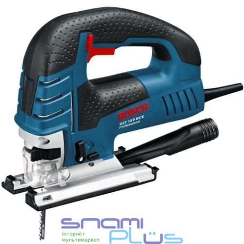 Лобзик Bosch Professional GST 150 BCE (0.601.513.000), 780W, 500 – 3.100 об/хв, валіза для інструменту, захисний кожух /+ опорний башмак, 1 пиляльне полотно /T 144 D, насадка, що всмоктує 185067 фото