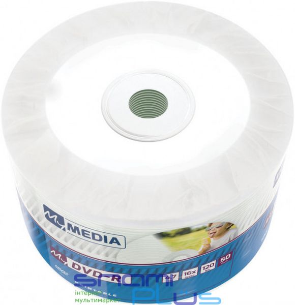 Диск DVD-R 50 MyMedia, 4.7Gb, 16x, Printable, Wrap Box (69202) 217039 фото