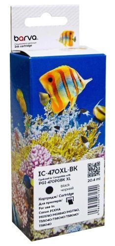 Картридж Canon PGI-470PGBK XL, Black, Barva (IC-470XL-BK) 298567 фото