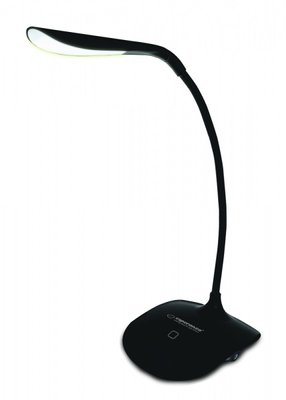 Лампа настільна LED Esperanza 'Acrux', Black, 3 Вт, 5500K, 3 рівні яскравості, сенсорне керування, живлення від USB або 4xAAA (ELD103K) 263000 фото