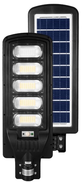 Уличный LED фонарь Gemix GE-250, автономный, 250 Вт, 6000K, датчик движения, аккумулятор LiFePO4 (3.2V / 24Ah), солнечная панель (16 Вт, 4.5V), IP65, пульт ДУ 289000 фото