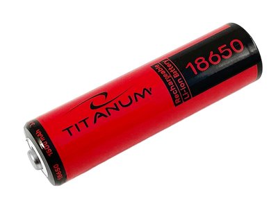 Акумулятор 18650, 1500 mAh, Titanum, 1 шт, Li-ion, Bulk 273579 фото
