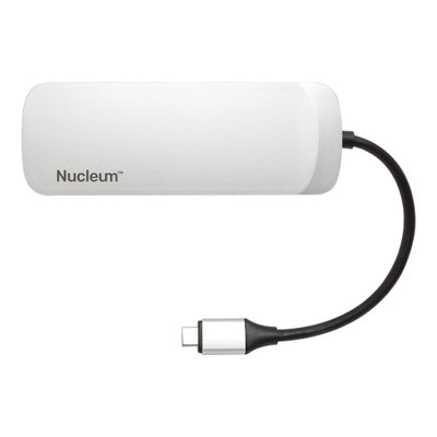 Концентратор USB 3.1 Kingston Nucleum, White, 2xUSB 2.0 / 2xUSB Type-C / microSD / HDMI (C-HUBC1-SR-EN) 181574 фото