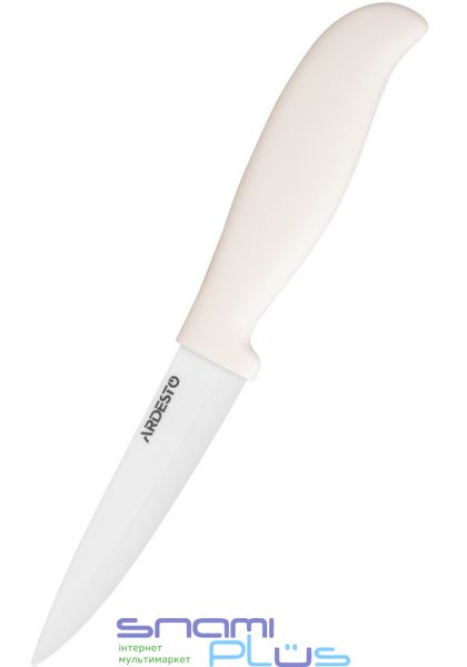 Нож кухонный Ardesto Fresh AR2120CW, White, длина лезвия 9.7см, универсальный, материал лезвия керамика, материал рукоятки пластик, нельзя мыть в посудомоечной машине 261395 фото