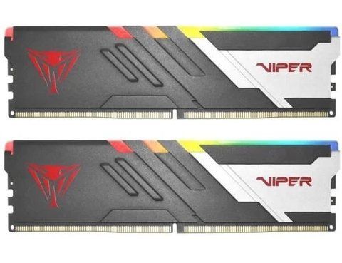 Пам'ять 16Gb x 2 (32Gb Kit) DDR5, 6000 MHz, Patriot Venom RGB, Black (PVVR532G600C36K) 278800 фото