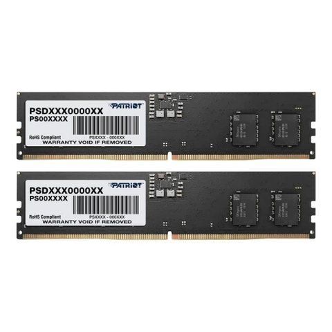 Пам'ять 16Gb x 2 (32Gb Kit) DDR5, 4800 MHz, Patriot, CL40, 1.1V (PSD532G4800K) 316562 фото
