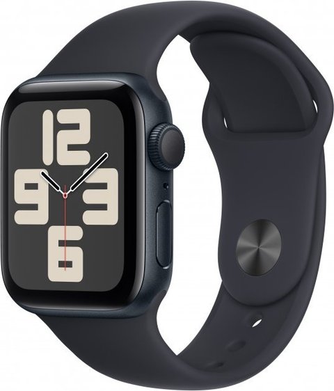 Смарт-годинник Apple Watch SE GPS (A2722), 40 мм, Midnight, Midnight Sport Band (M/L), 394x324 (OLED LTPO, Retina), Apple S8, 32Gb, GPS, WiFi 4, Bluetooth 5.0, 26.4 г (MR9Y3QP/A) 274616 фото