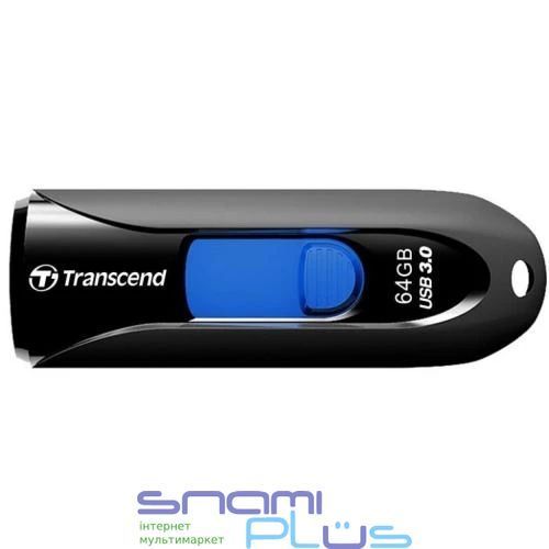 Флеш накопичувач USB 64Gb Transcend JetFlash 790, Black, USB 3.1 Gen 1 (TS64GJF790K) 180192 фото